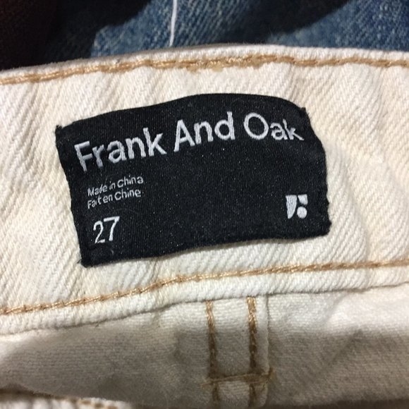 FRANK & OAK HIGH RISE JEANS SIZE 27 - Picture 8 of 8